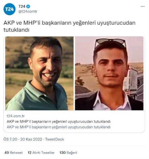 Asılsız 'uyuşturucu' tezgahı! 'AK Parti ve MHP'lilerin yeğeni dediler CHP'lilerin akrabası çıktı!